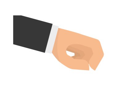 Jest simgesi. İnsan eli tasarım. vektör grafiği