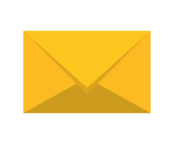Ícone de envelope. E-mail design. Gráfico vetorial — Vetor de Stock