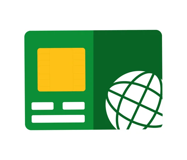 Kreditkort-ikonen. pengar design. vektorgrafik — Stock vektor