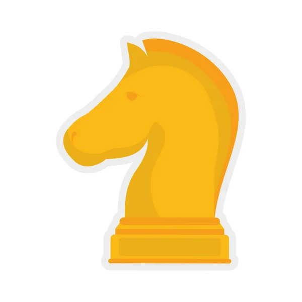 Chess icon. Game design. vector graphic — Stock Vector