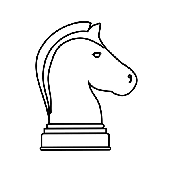 Icono de Ajedrez. Diseño del juego. gráfico vectorial — Vector de stock