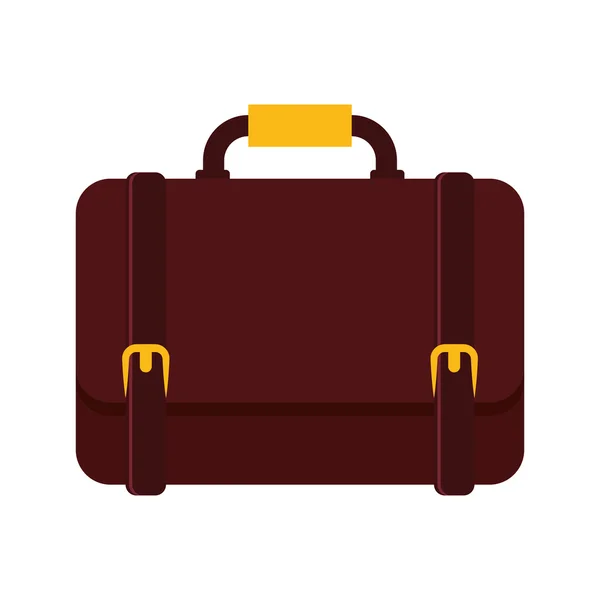 Suitcase icon. Bag and business design. vector graphic — Stock Vector