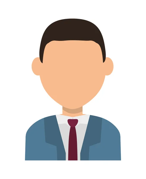 Icono de avatar masculino. diseño de hombre. Gráfico vectorial — Vector de stock