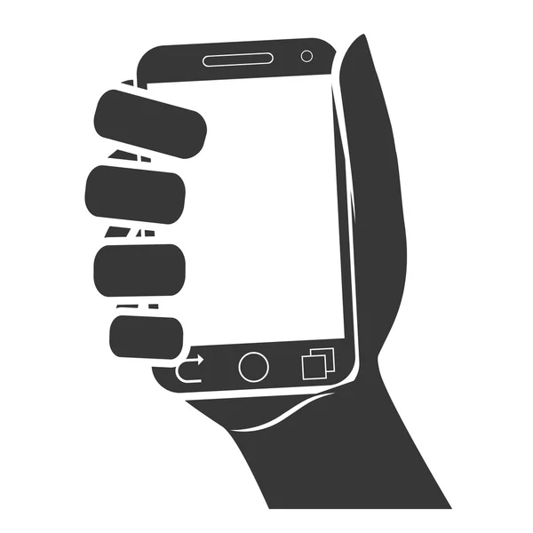 Smartphone icon. Technology design. vector graphic — Stock Vector