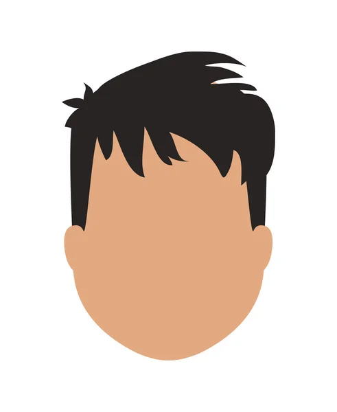 Icona avatar uomo. Disegno della persona. grafica vettoriale — Vettoriale Stock