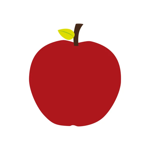 Ikonę Apple. Ekologiczne i zdrowe jedzenie. grafika wektorowa — Wektor stockowy