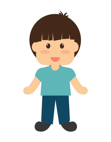 Icono de niño pequeño. Diseño de niño. gráfico vectorial — Vector de stock