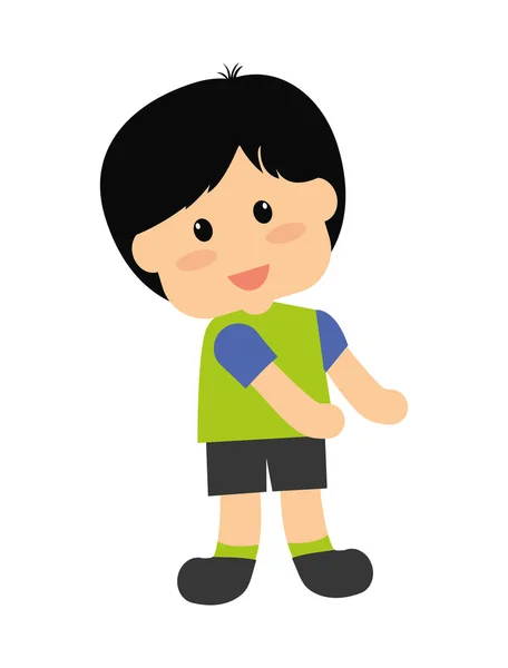 Icono de niño pequeño. Diseño de niño. gráfico vectorial — Vector de stock