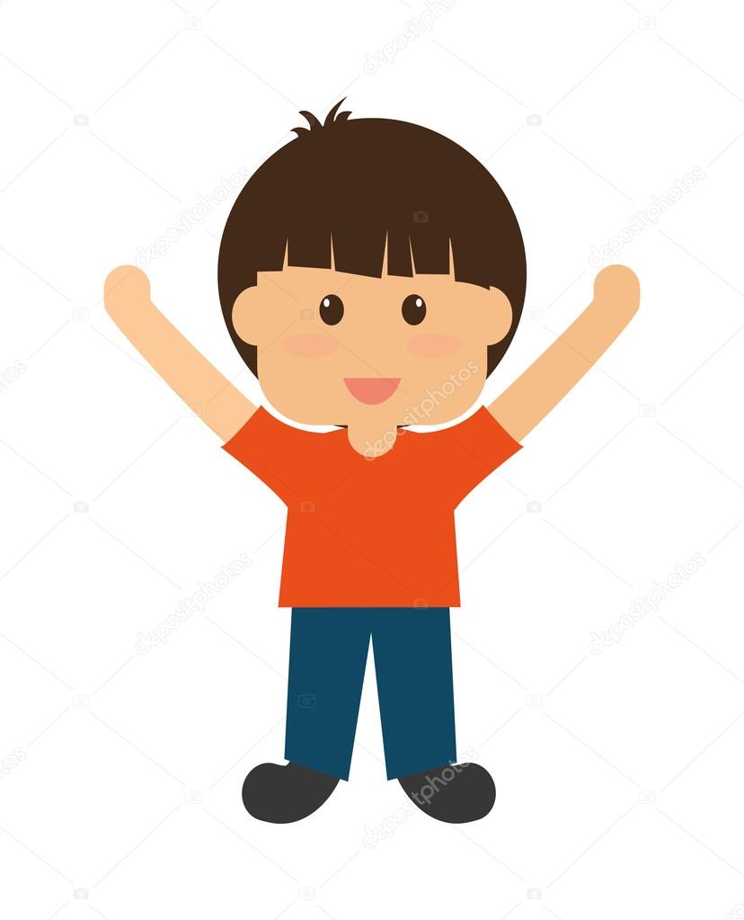 Little boy icon. Kid design. vector graphic Stock Vector Image by ©djv