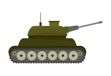 Tank simgesi. Silahlı Kuvvetler tasarım. grafik vektör