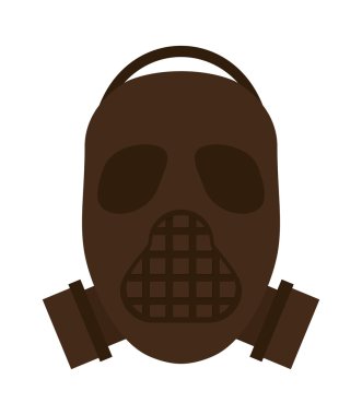 maske simgesi. Silahlı Kuvvetler. vektör grafiği