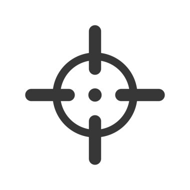 görme simgesi. Silahlı Kuvvetler. vektör grafiği