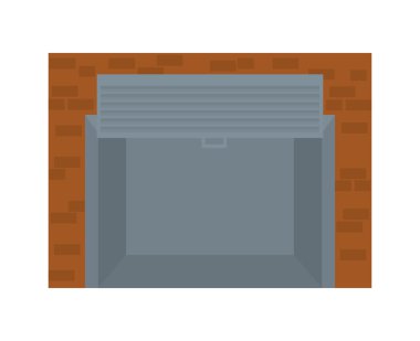 Mağaza simgesi. Ticaret simgesi. vektör grafiği