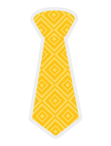 Necktie design. Male cloth. vector graphic — Stock Vector