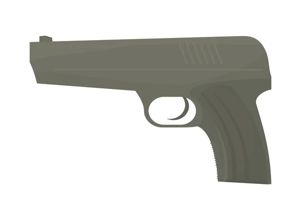 Gun ikon. Krigsmakten design. grafisk vector — Stock vektor