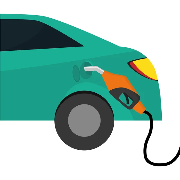 Car icon. Gasoline station. vector graphic — Stock Vector