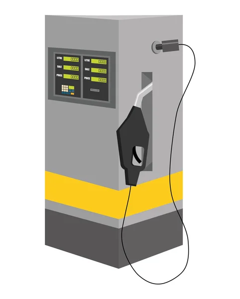 Icono del dispensador. Gasolinera. gráfico vectorial — Vector de stock