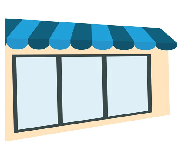 Mağaza simgesi. Ticaret simgesi. vektör grafiği — Stok Vektör