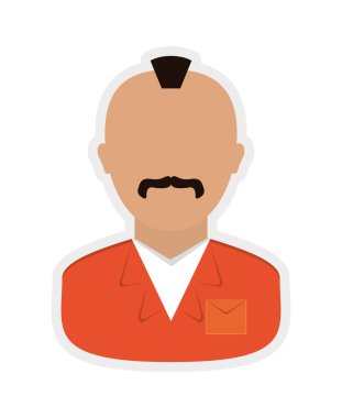 Suçlu simgesi. Adalet ve hukuk. vektör grafiği