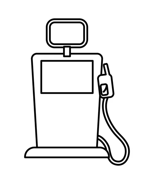 Icono del dispensador. Gasolinera. gráfico vectorial — Archivo Imágenes Vectoriales