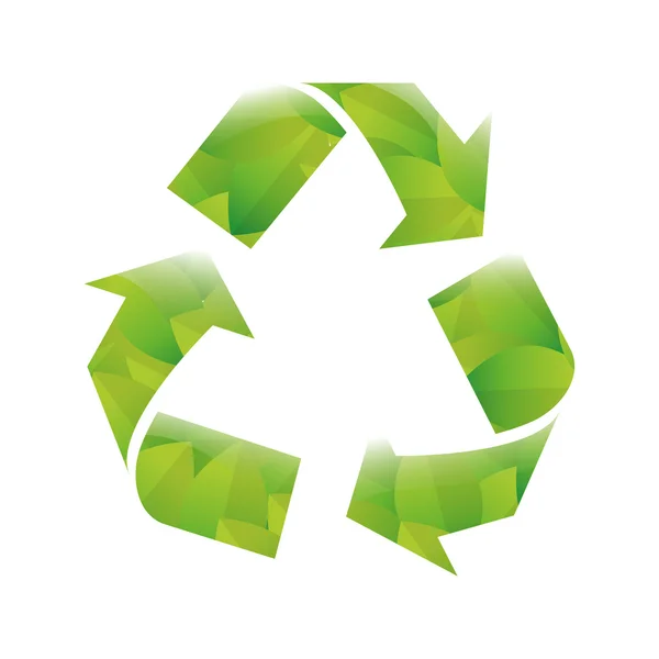 Eco-pictogram. Think Green concept. Vectorafbeelding — Stockvector