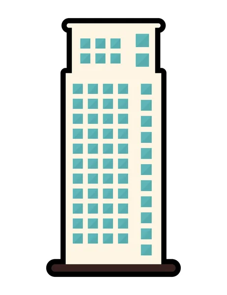 Gebäude-Symbol. Architektur und Stadt. Vektorgrafik — Stockvektor