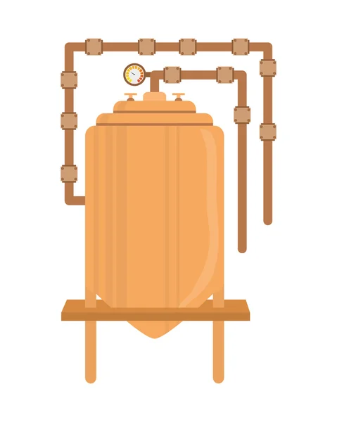 Metal machine icon. Industry . vector graphic — Stock Vector