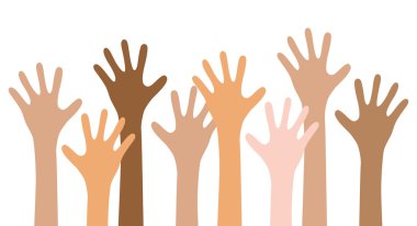 El simgesi. Palm tasarım. Vektör grafiği