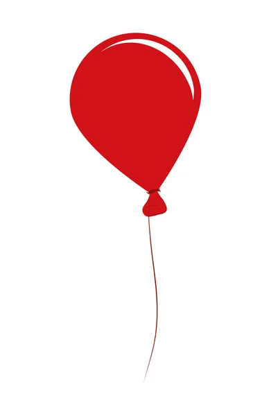 Luftballon-Symbol. Dekoration. Vektorgrafik — Stockvektor