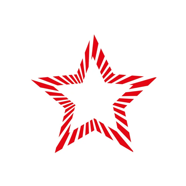 Icono estrella. Diseño decorativo. gráfico vectorial — Vector de stock