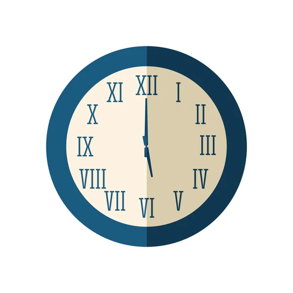 Ikona hodin tradiční. Čas provedení. vektorové grafiky — Stockový vektor