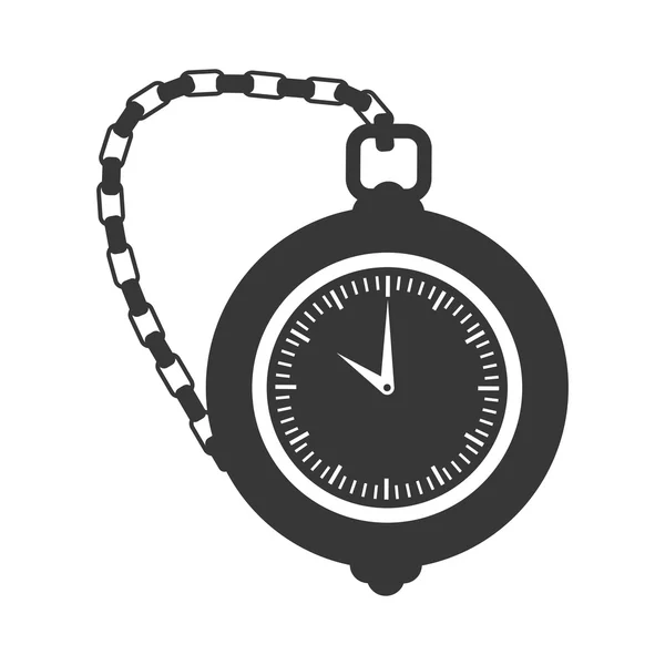 Geleneksel Saat simgesi. Zaman tasarımı. vektör grafiği — Stok Vektör
