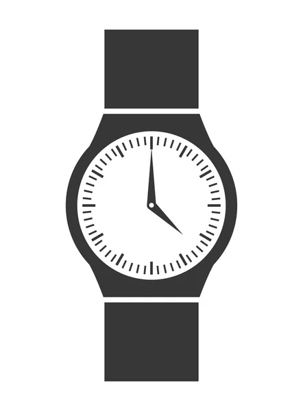 Icono de reloj tradicional. Diseño de tiempo. gráfico vectorial — Archivo Imágenes Vectoriales