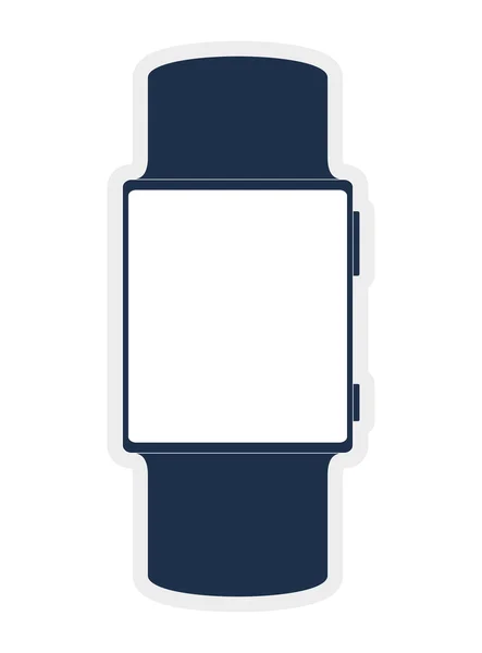 Icona dell'orologio. Gadget e tecnologia. grafica vettoriale — Vettoriale Stock