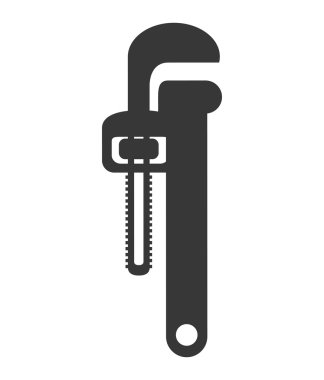Wrench kutsal kişilerin resmi. aracı tasarımı. vektör grafiği