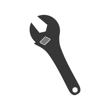 Wrench kutsal kişilerin resmi. aracı tasarımı. vektör grafiği