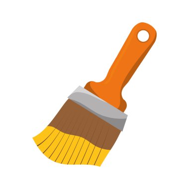 boya fırça simgesi. Aracı tasarımı. Vektör grafiği