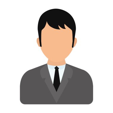 Adam simgesi. Avatar kişi tasarım. Vektör grafiği