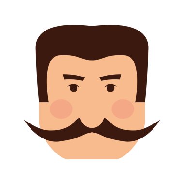 Adam simgesi. Avatar kişi tasarım. Vektör grafiği