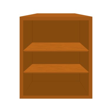 Raf simgesi. Mobilya tasarımı. Vektör grafiği