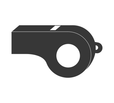 Düdük simgesi. Oyuncak tasarım. Vektör grafiği