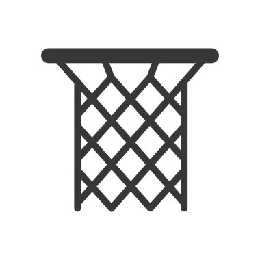 Sepet simgesi. Basketbol tasarım. Vektör grafiği