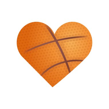 Top simgesi. Basketbol tasarım. Vektör grafiği