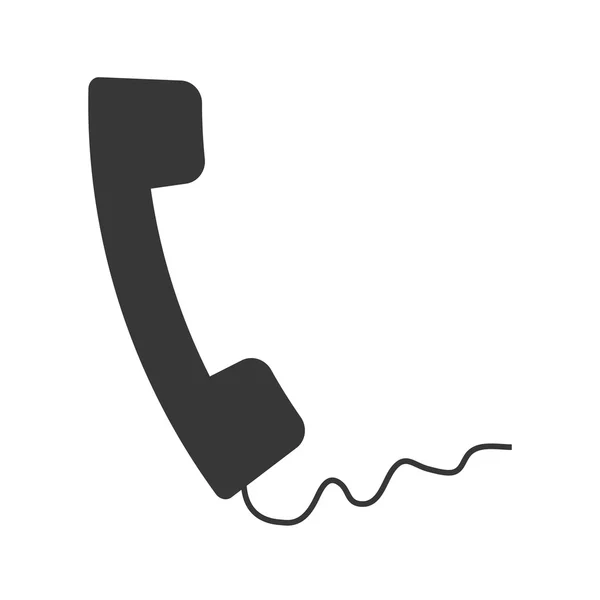 Icono del teléfono. Diseño de llamadas. Gráfico vectorial — Vector de stock