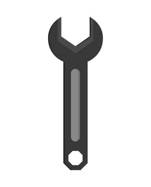 Icône de clé. conception d'outils. graphique vectoriel — Image vectorielle
