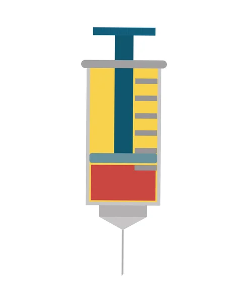Injekce ikona. Lékařské a zdravotní péči designu. Vektorové grafiky — Stockový vektor