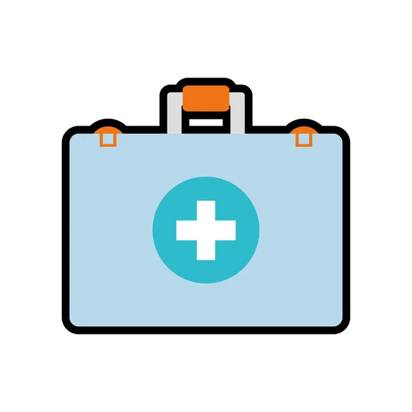 Medical kit icon. Medical and Health care design. Vector graphic — Stock Vector