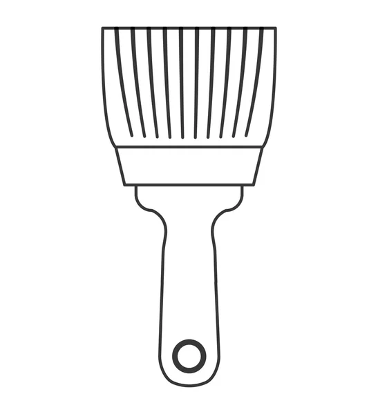 Paint brush icon. Tool design. Vector graphic — Stock Vector