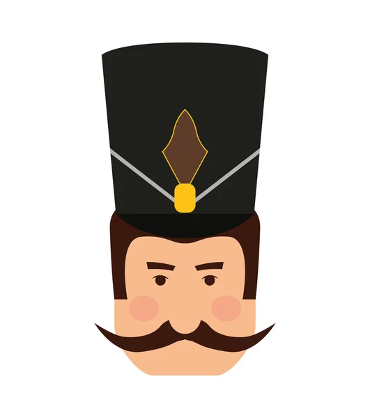 Soldier icon. Toy design. Vector graphic — Stock Vector