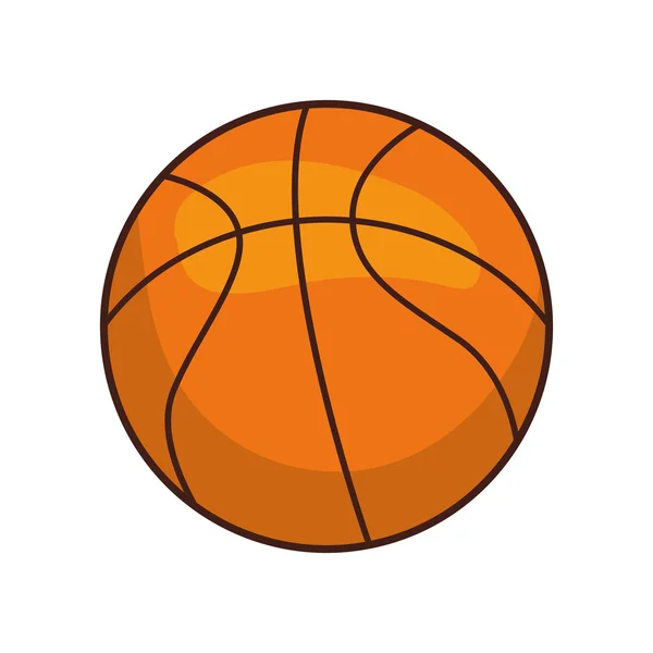 Значок мяча. Баскетбольный дизайн. Векторная графика — стоковый вектор